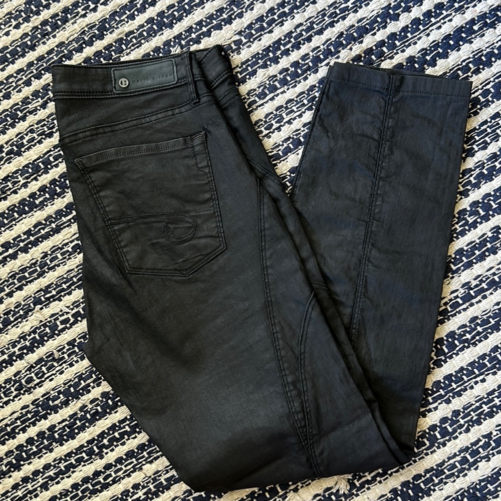 Buffalo David Bitton waxed look , moto styling pant, 27, skinny fit